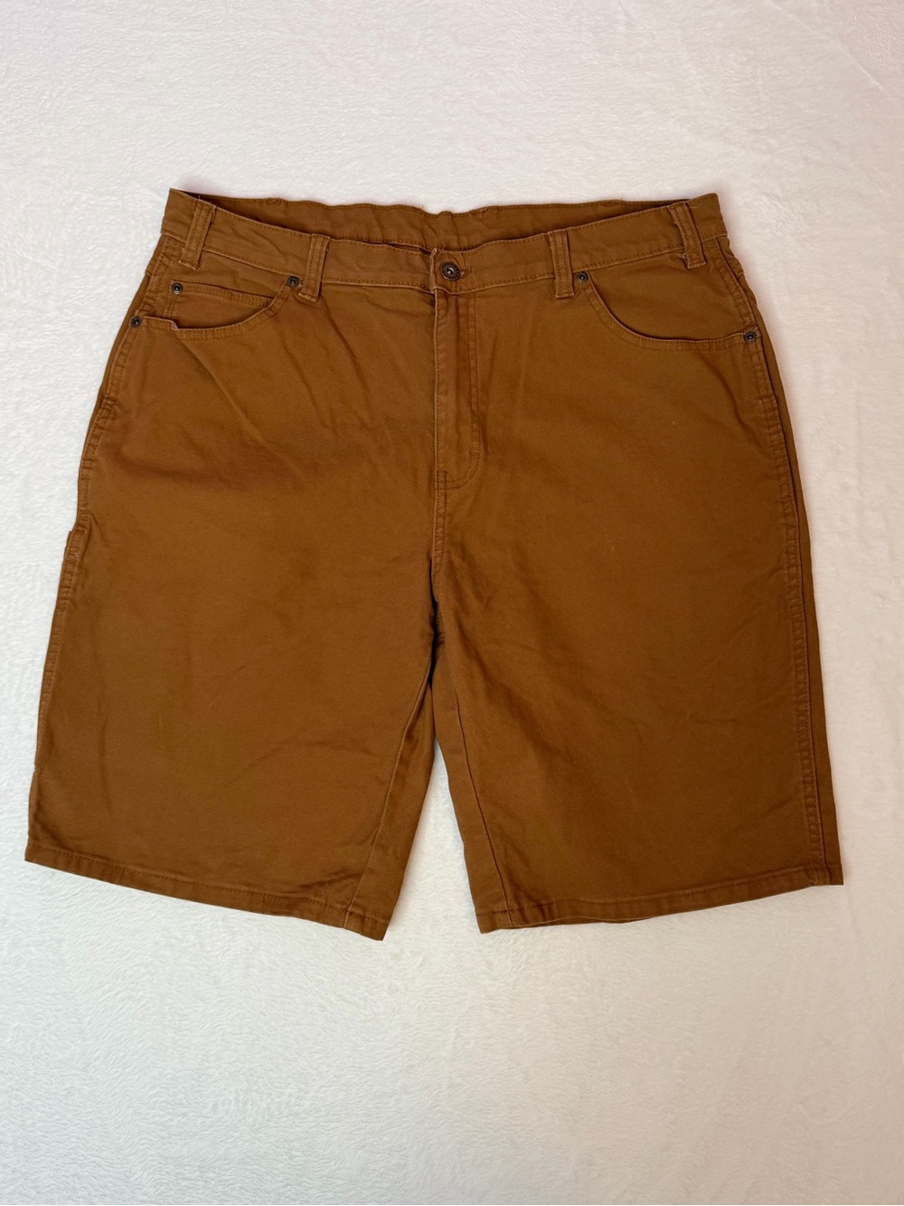 Dickies Carpenter Work Shorts Brown Canvas Men’s Size 36 Workwear Skate